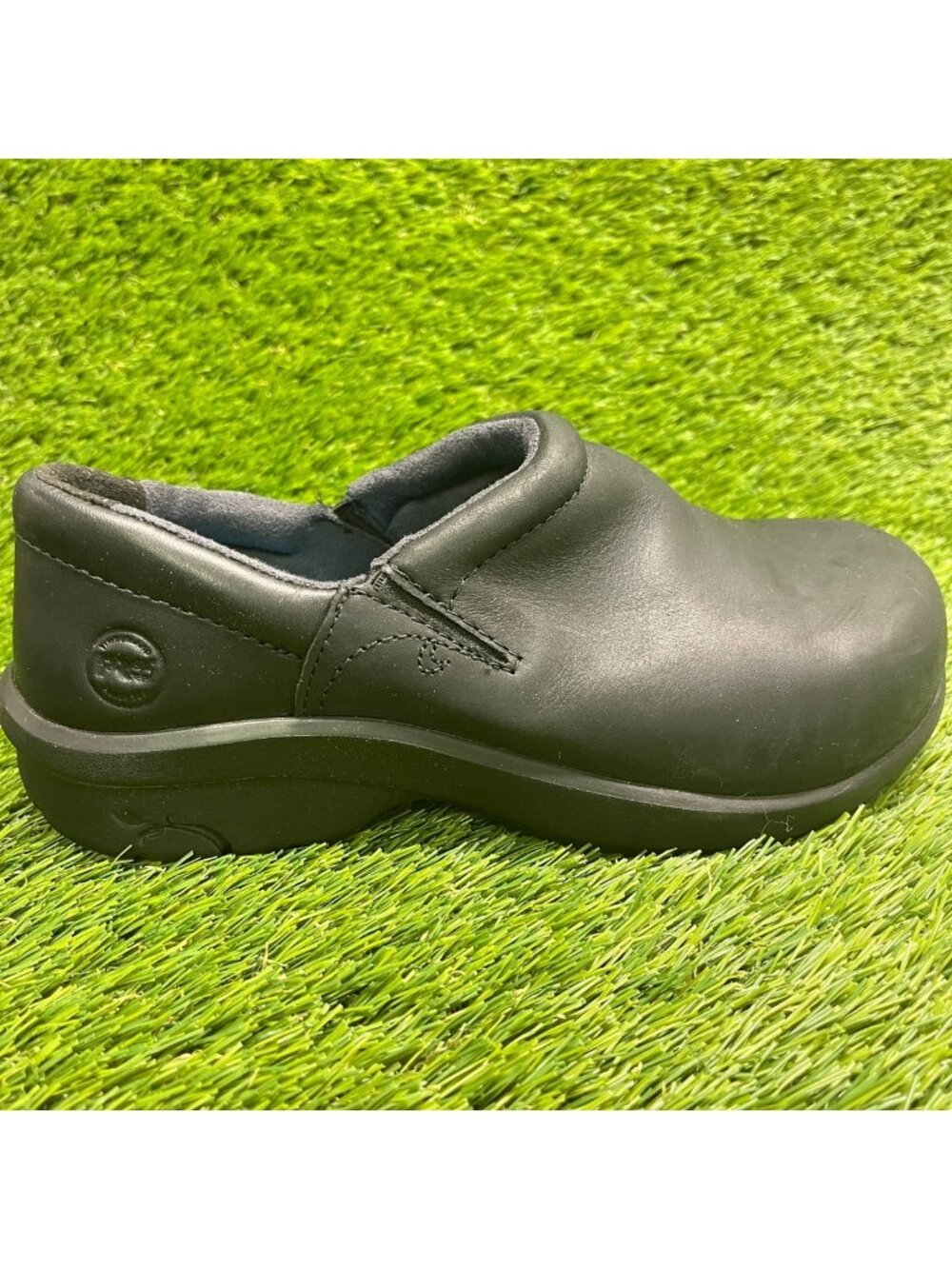 Timberland PRO Newbury Womens Size 6.5W Black Alloy Toe Work Slip-On Clog Shoes